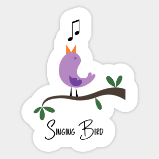 Singing Bird Sticker